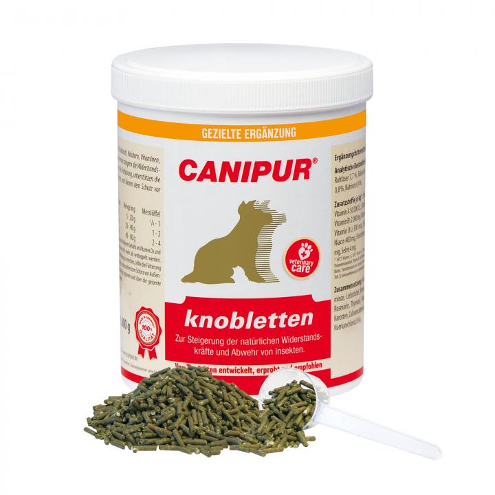 CANIPUR knobletten Knoblauch &amp; Kräuter für den Hund.