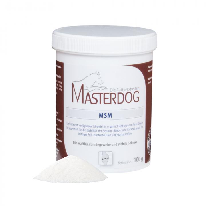 MSM für Hunde von MASTERDOG nur 4,95 € jetzt bestellen!